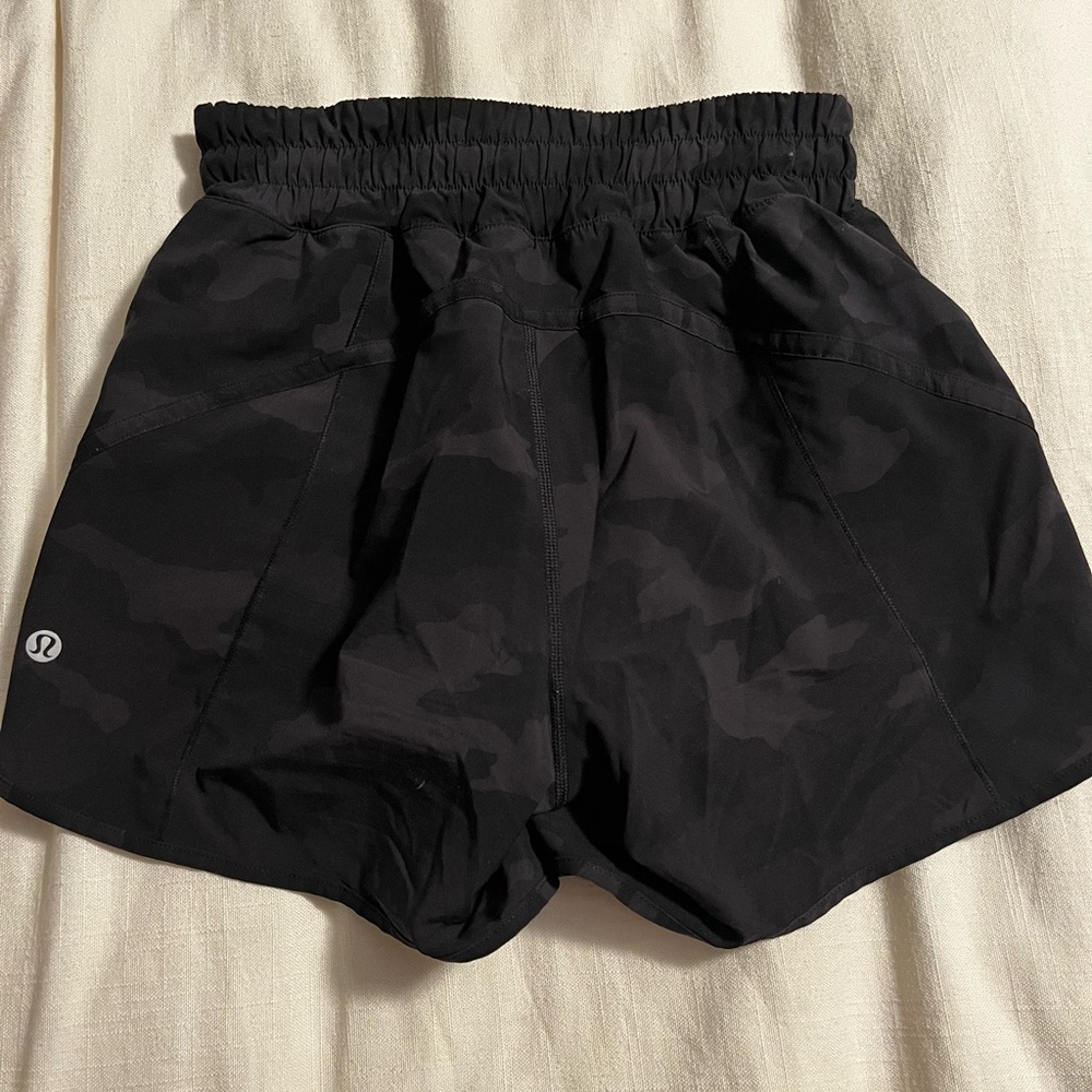 lululemon athletica Camo Black Athletic Shorts